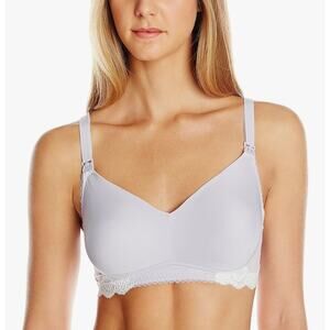 Maternity Nursing Bra Wireless Lilac 32A NWT Cake